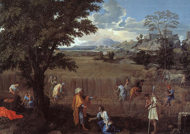 Nicolas Poussin The Summer  Ruth and Boaz China oil painting art